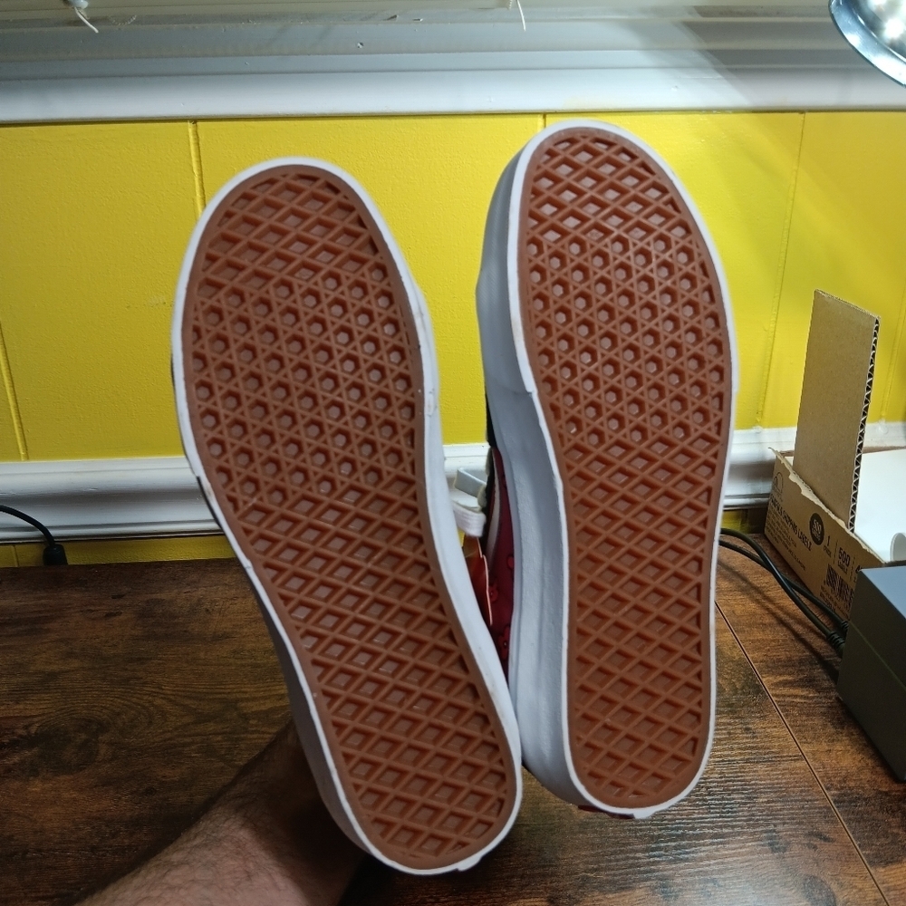 Vans Shoes Mens 7.5 Womens 9 Sk8-Hi Tie Print Suede Canvas Skateboarding - Picture 9 of 10